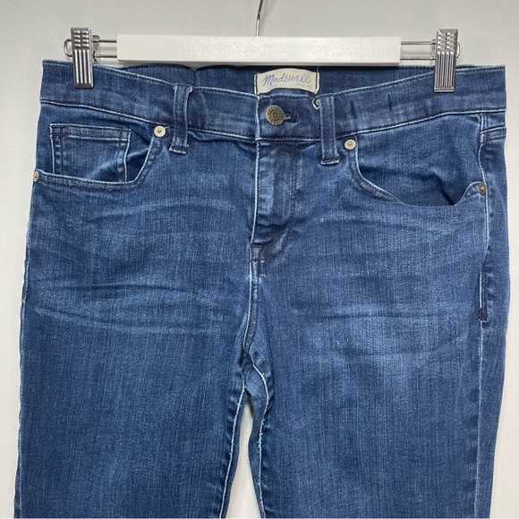 Madewell Skinny Skinny Ankle Zip Dark Wash Denim Jeans Women's Size 29 - Picture 2 of 16